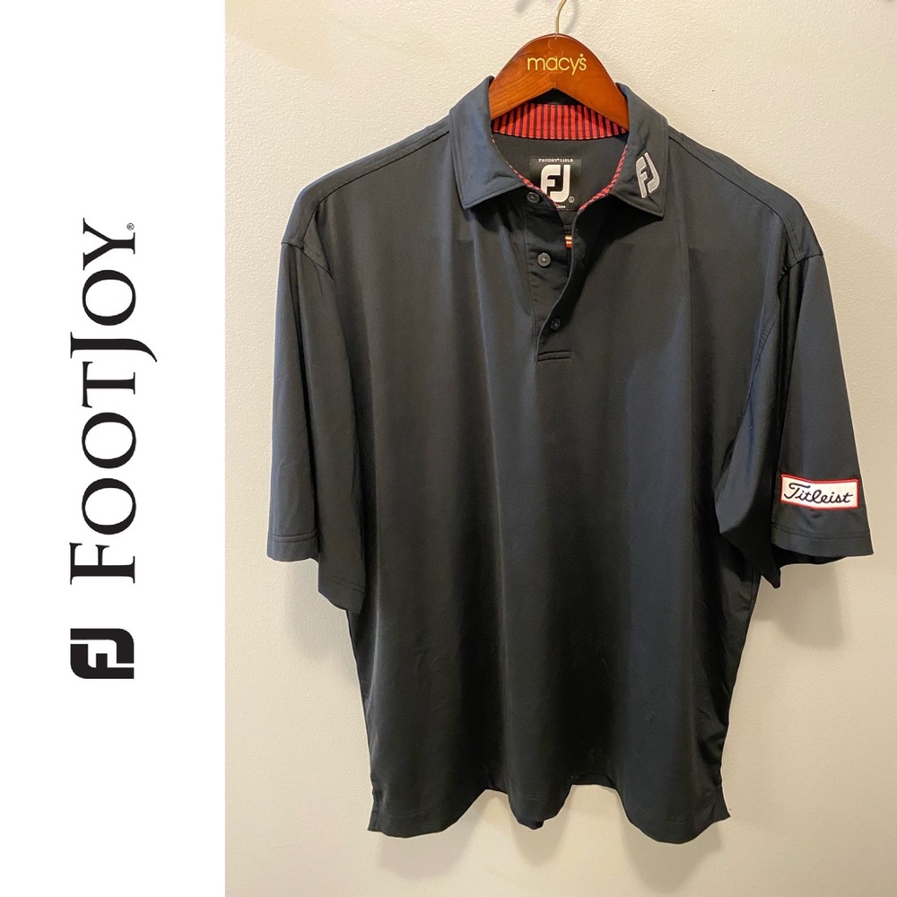 Mens FootJoy Pro Golf Polo Sz. Large - Black